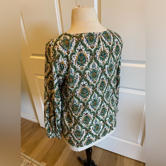 Jewel Green Blouse that Twinkles from Talbots - Picture 5 of 8